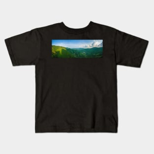 Aerial view of jungle mountains at Ko Samui island Kids T-Shirt